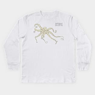 Octopus #01 Kids Long Sleeve T-Shirt